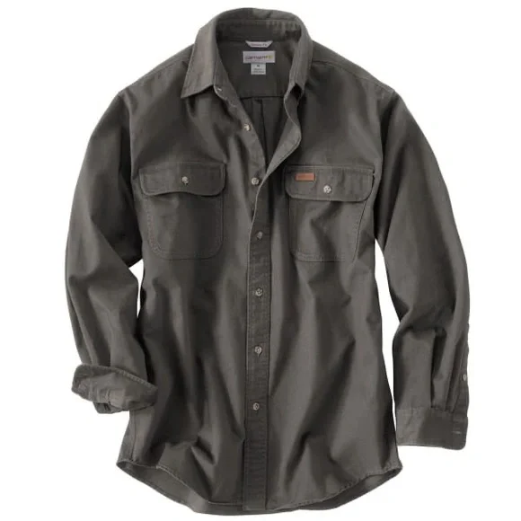 Carhartt Oakman Cotton Work Shirt - Picture 1 of 9